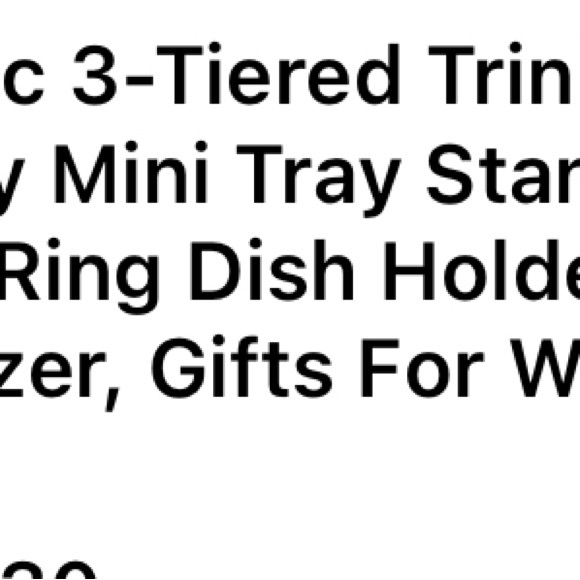 Jewelry, tiered, ceramic holder.NWT - Picture 5 of 5